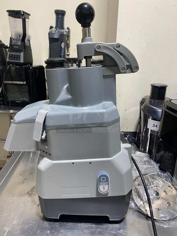 Hakka Continuous Feed Food Processor,Commercial Vegetable Cutter,Commercial Vegetable Chopper and Commercial Vegetable dicer.
 - Image 2 of 5