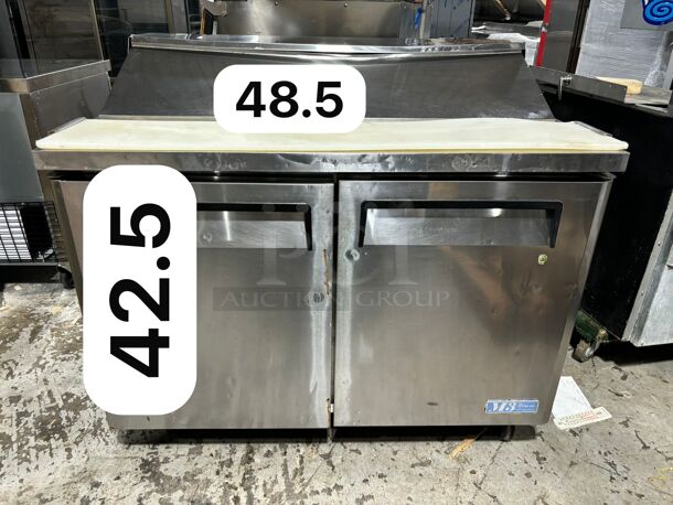 Turbo Air MST-48-N M3 Series 48" 2 Door Stainless Steel Refrigerated Sandwich Prep Table - Image 6 of 7