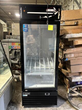 Dukers - DSM-12R Commercial Single Glass Swing Door Merchandiser Refrigerator 