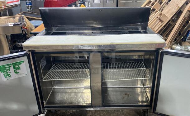 Turbo Air MST-48-N M3 Series 48" 2 Door Stainless Steel Refrigerated Sandwich Prep Table
 - Image 2 of 6