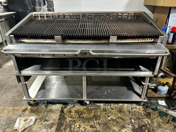 Countertop Stainless Steel Radiant Charbroiler stand included
 - Image 2 of 3