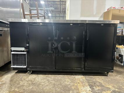 Dukers - DBB72-M3, Commercial 3-Door Back Bar and Beverage Cooler
