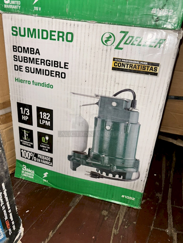ZOELLER Submersible Sump Pump
Cast Iron - Professional Contractor Series, 1/3 Hp, 48 GPM, 115 Volt - Image 2 of 4