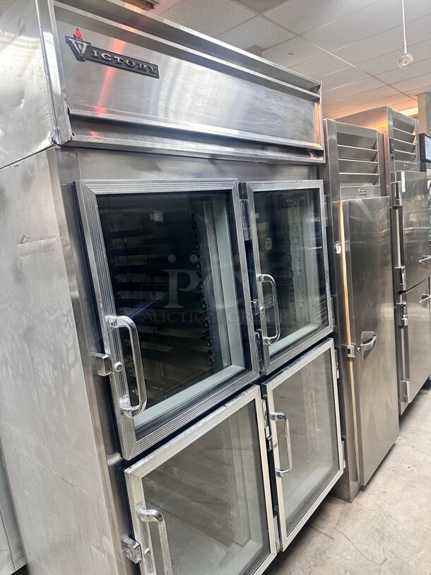 Victory RA-2D-7 53" W Four-Section Four Door Reach-In Refrigerator 115 Volt Tested and Working - Image 1 of 8