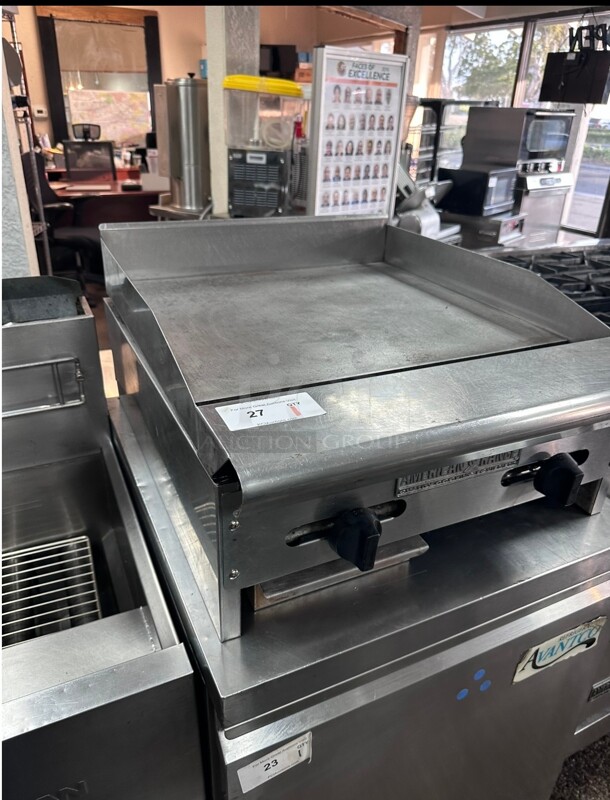 Certified Working American Range 24 Inch Gas Flat Grill Griddle NSF - Image 2 of 6