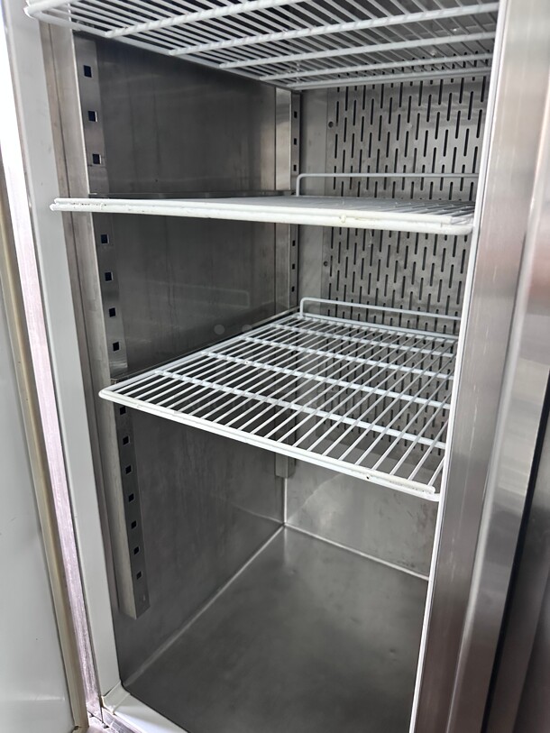 Ascend JFD-48F 48 Cu.Ft Commercial Freezer Reach-In w/ 2 Stainless Doors 115 Volt  - Image 4 of 9