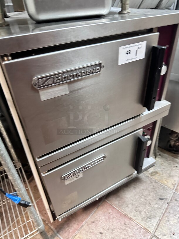 Working Southbend  (10) Pan Convection Steamer - Double Cabinet, Electric 220 Volt 3 Phase  - Image 4 of 6