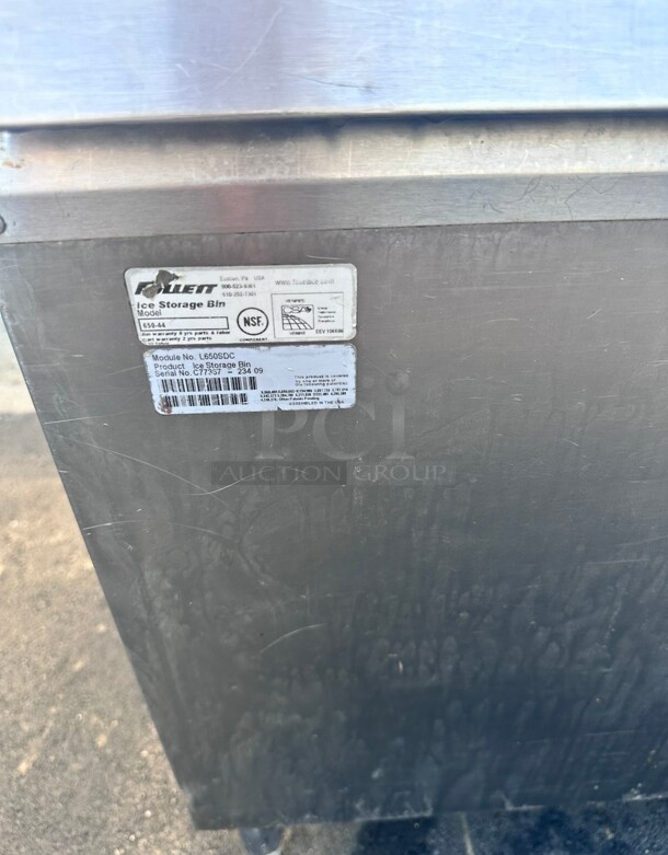 Clean! Follett 650-44 44Inch Ice Bin - 660 lb Capacity NSF Great for Any Ice machine Head - Image 3 of 6