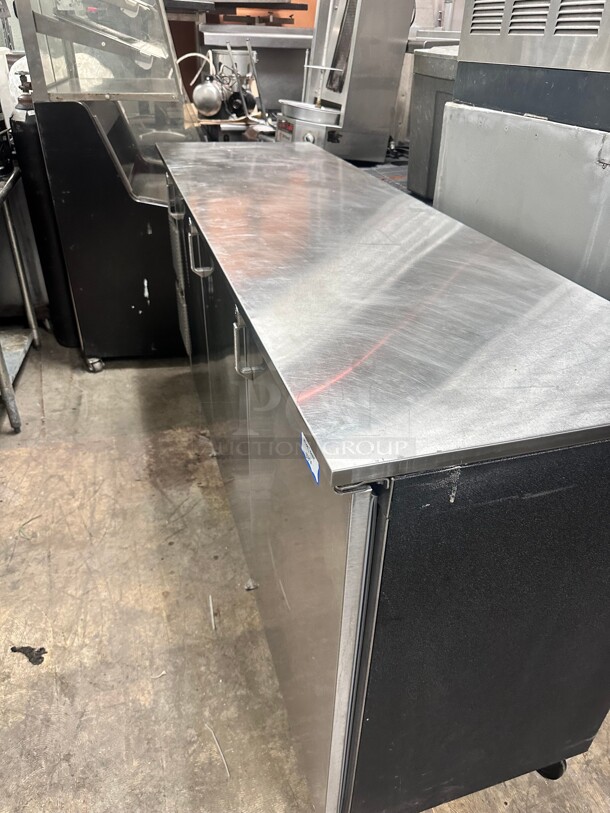 Excellent Glastender 84" Three Door Back Bar Refrigerator 115 Volt Tested and Working - Image 7 of 10