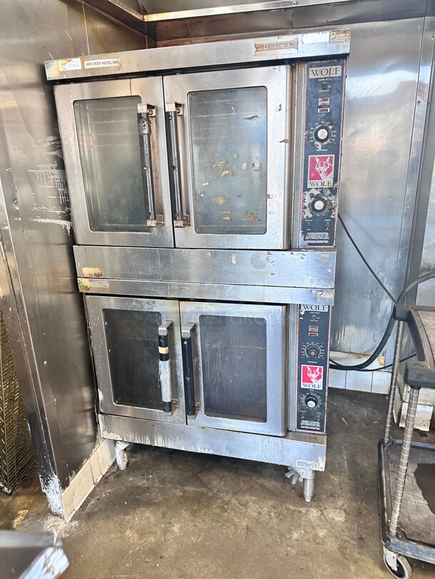 Working Wolf WC44GD Double Full Size Natural Gas Convection Oven - 100,000 BTU - Image 5 of 7