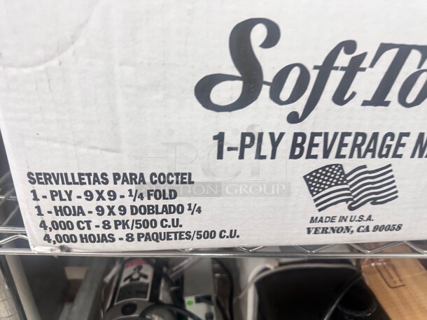New Soft Touch ST-100 1-Ply Beverage Napkin 4000 Ct - Image 2 of 6