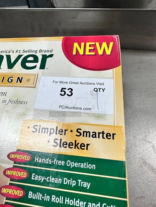 New Food Saver V2440 Vacuum Sealer Food Saver System FoodSaver With Starter Kit  - Image 3 of 8