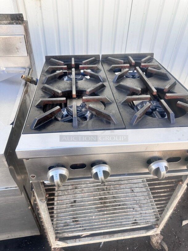 Jade Range JHP-624_NAT Hotplate Countertop Gas 24" Working - Image 2 of 7