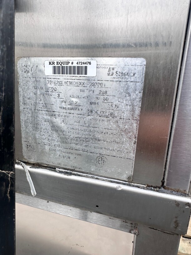 BKI VGG8-COQ-F-PT Electric Convection Oven Commercial 240v/3ph - Image 10 of 10