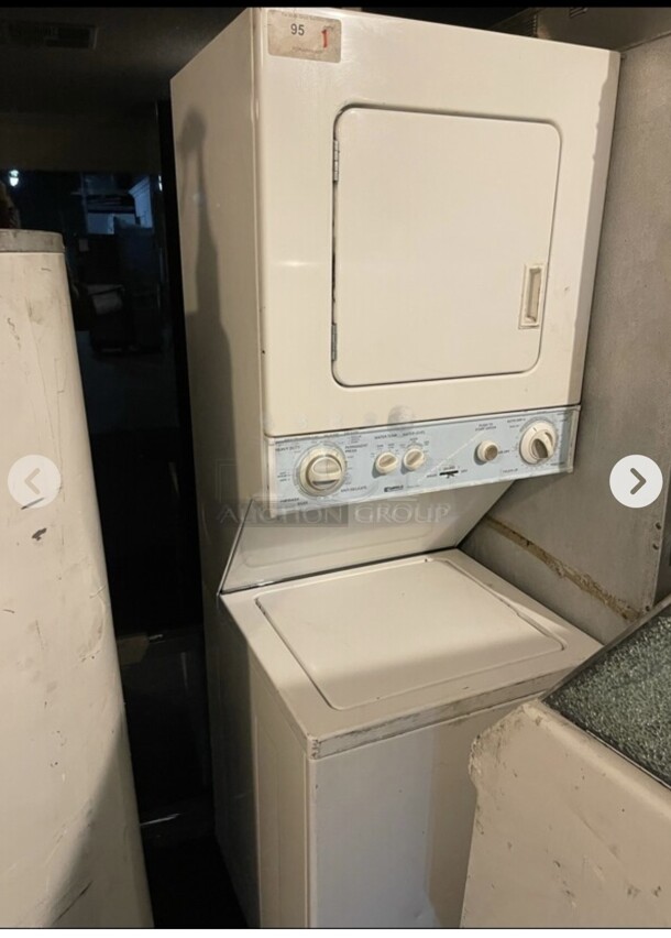 Kenmore Electric Stacked Laundry Center with 3.8-cu ft Washer and 5.9-cu ft Dryer NSF  - Image 1 of 6