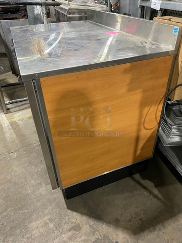 Duke Commercial Refrigerated Work/Prep Top Lowboy Cooler! With Backsplash! With 2 Doors Underneath Storage Space! With Poly Coated Racks! All Stainless Steel! - Image 2 of 9