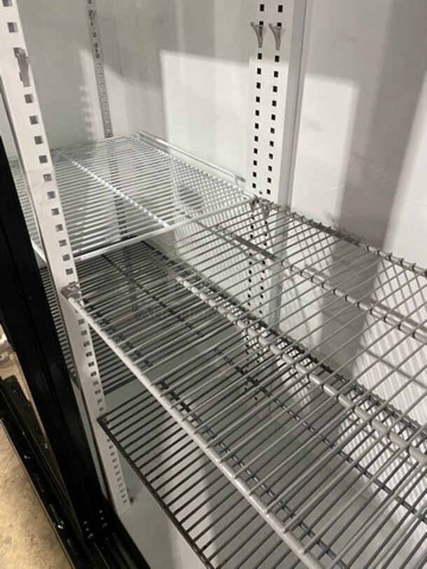 Commercial Refrigerated 2 Door Reach In Cooler Merchandiser! With View Through Doors! Poly Coated Racks! Model: CSD1200S SN: 1200WAB20160804016 120V - Image 5 of 8