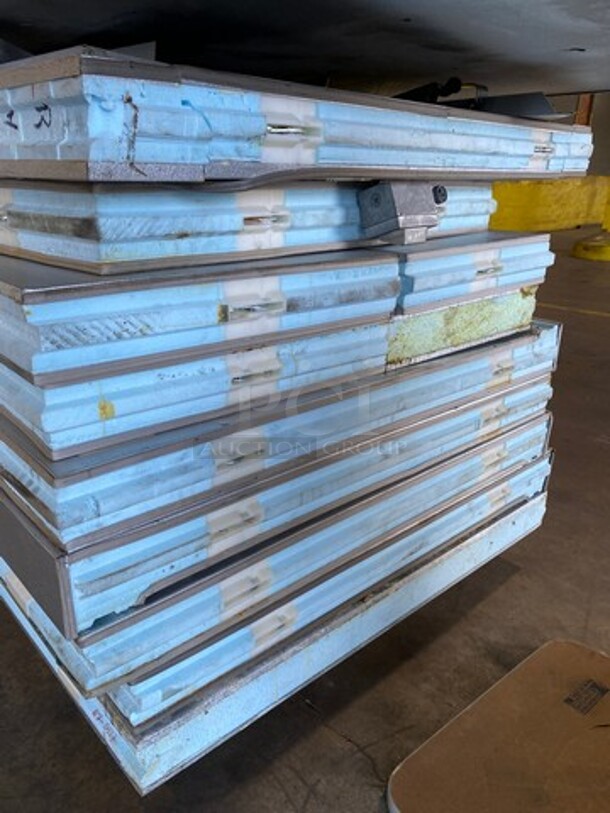 AmeriKooler Commercial 8'x10'x7 1/2' Walk in Cooler! With Floor Screeds! With Outdoor Remote Compressor! With Blower! Door Panel Model: C3478 208/230V 1 Phase - Image 5 of 12