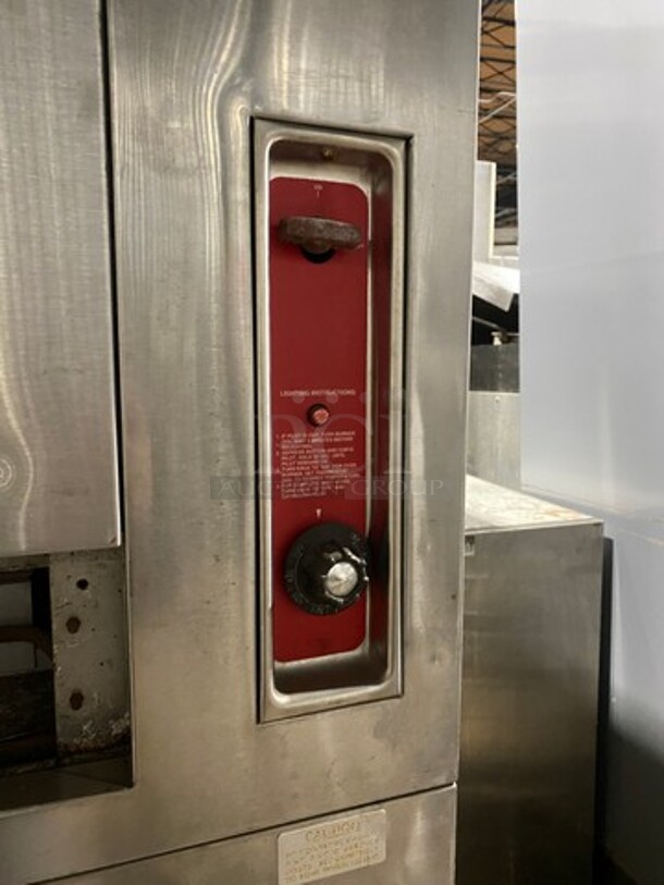 Hobart Commercial Natural Gas Powered Double Deck Pizza/ Baking Oven! All Stainless Steel! 2x Your Bid Makes One Unit! Model: HGS030T SN: 541003229 - Image 7 of 12