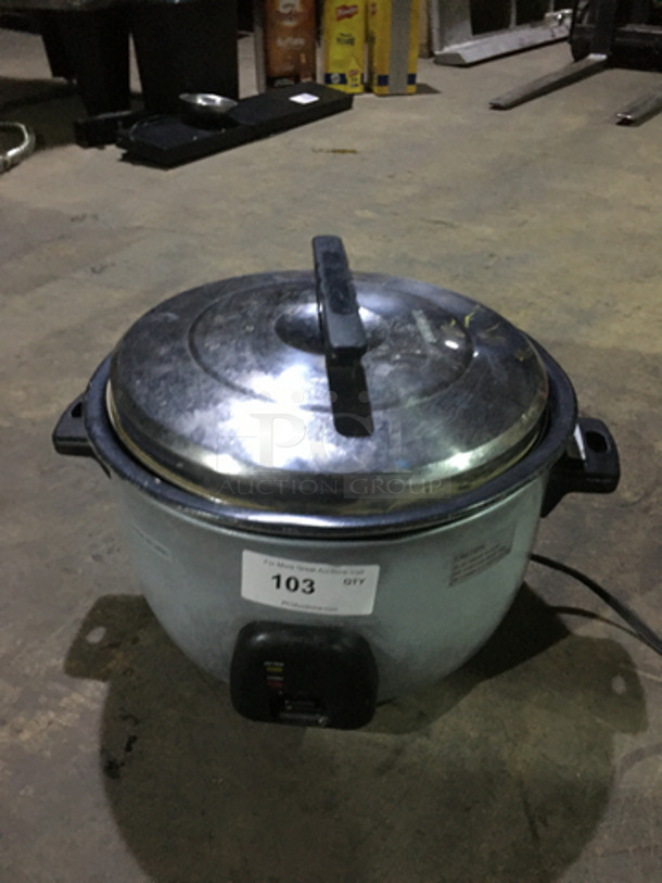 Avantco 2019 Commercial Countertop Electric Rice Cooker! With Stainless Steel Lid! Model: 177RC3060 120V 60HZ