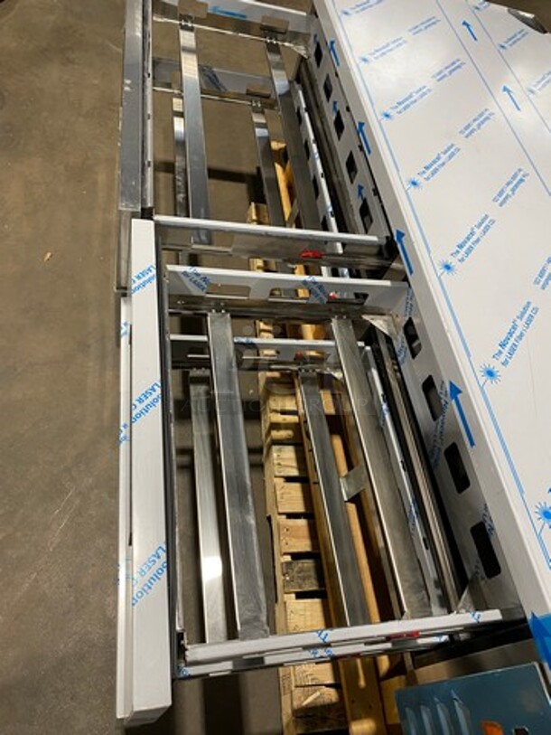 SWEET! NEW! SCRATCH-N-DENT! LATE MODEL! 2019 Asber Commercial Refrigerated 4 Drawer Chef Base! All Stainless Steel! On Casters! Model: ACBR84 SN: 8101864143 115V 60HZ 1 Phase - Image 5 of 9