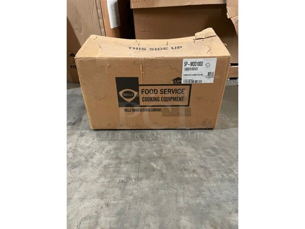 NEW IN THE BOX! Wells Commercial Countertop Single Bay Food Warmer! All Stainless Steel! Model MOD100D! 208/240V!  - Image 1 of 5