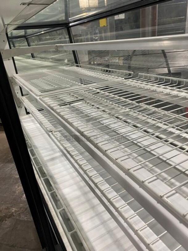 NICE! Federal Industries Commercial Refrigerated Bakery Display Case Merchandiser! With Straight Front Glass! With Sliding Rear Access Doors! WORKING WHEN REMOVED! Model: SGR7748 SN: 13110679226 120V 60HZ 1 Phase - Image 5 of 7