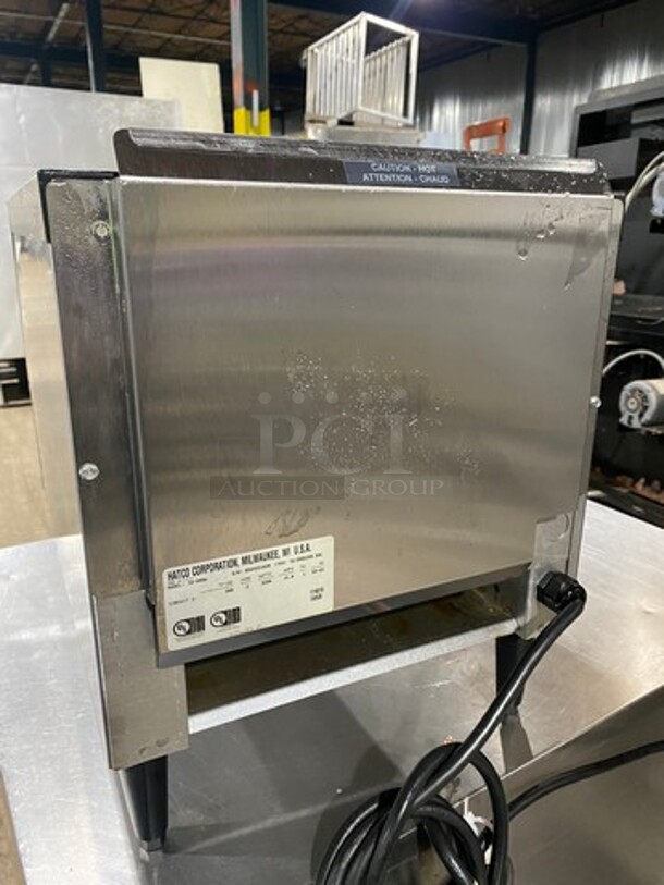 Hatco Commercial Countertop Conveyor Toaster Oven! All Stainless Steel! On Legs! Model: TQ20BA SN: 8564231628 208V 60HZ 1 Phase - Image 4 of 8