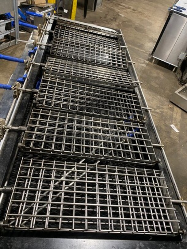 AMAZING FIND! Attias Commercial Natural Gas Powered Dual Sided Rotating Charcoal Broiler Grill! All Stainless Steel! On Casters! WORKING WHEN REMOVED! - Image 5 of 11