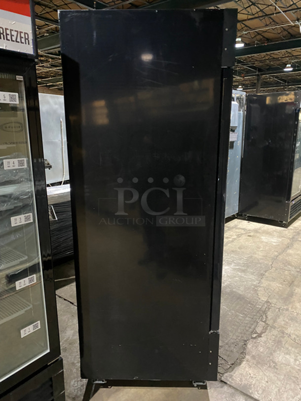 COOL! LIKE NEW! BARELY USED! LATE MODEL! 2021 Atosa 3 Door Reach In Freezer Merchandiser! With View Through Doors! Poly Coated Racks! On Casters! Still Under Manufacturers Warranty! Model: MCF8728GR SN: MCF8728GRAUS100321032100C40002 115/208/230V 60HZ 1 Phase - Image 3 of 9