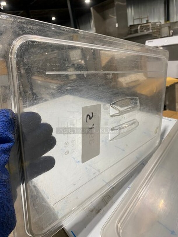 Cambro Clear Poly Food Container Lids! 5x Your Bid! - Image 2 of 6