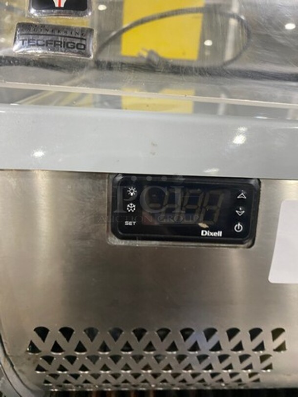 ELEGANT! TECFRIGO Counter Showcase Cooler, Microgel Stainless Steel! Upper Hood In Plexiglass! Model MICROGEL 4'17 110V/60Hz/ - Image 6 of 7