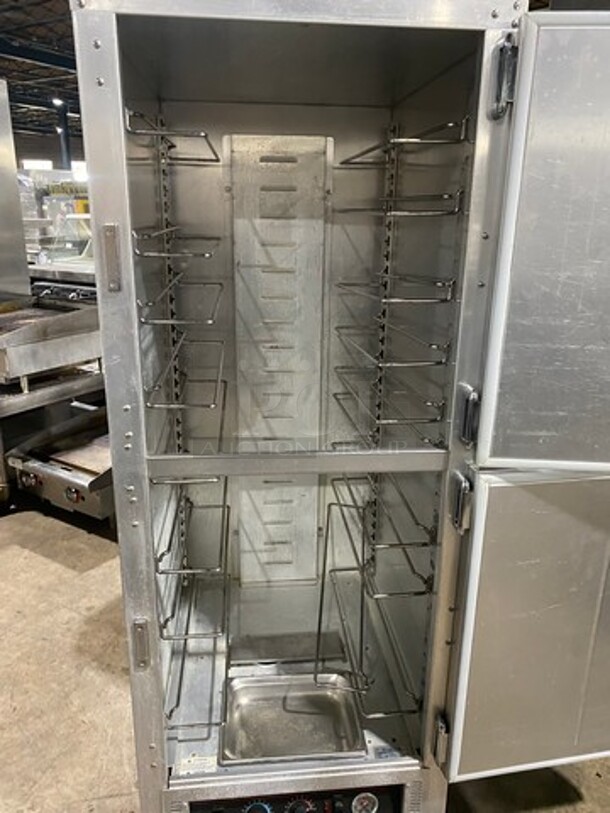 Cres Cor Commercial Insulated Warming/Proofing Cabinet! With 2 Half Doors! Holds Full Size Trays! All Stainless Steel! On Casters! Model: H135WUA11 SN: BBGJ4092154 120V 60HZ 1 Phase - Image 4 of 7