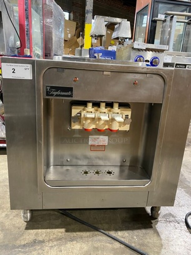 Taylormate Commercial Soft Serve AIR COOLED Ice Cream Machine! All Stainless Steel! On Legs! Working When Removed! - Image 1 of 11