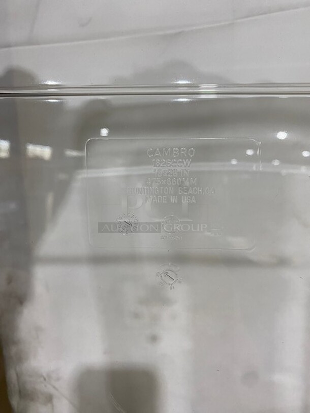 Cambro Clear 18X26 Poly Food Storage Box With Lid! MODEL 1826CCW 2X Your Bid! - Image 5 of 7