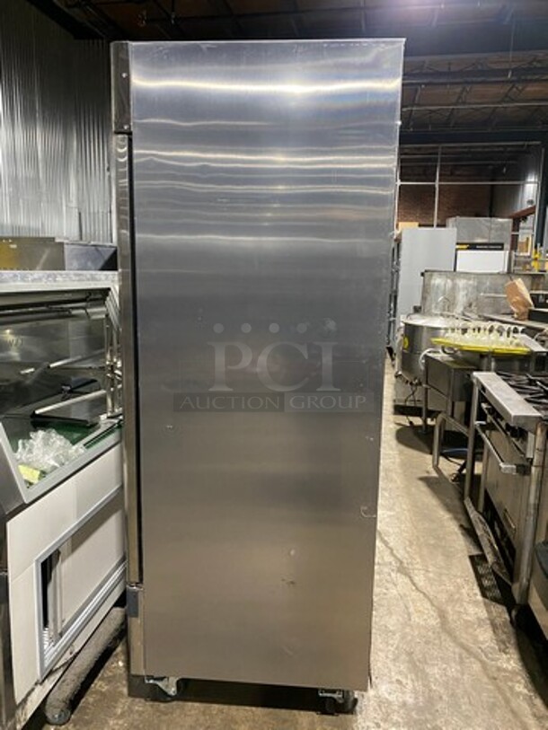 WOW! NEW! SCRATCH-N-DENT! 2023 Migali Commercial 2 Door Reach In Cooler! With Poly Coated Racks!  All Stainless Steel! On Casters! Model: C2RB35HC SN: C2RB35HC003230228092C0002 115V 60HZ 1 Phase - Image 3 of 11