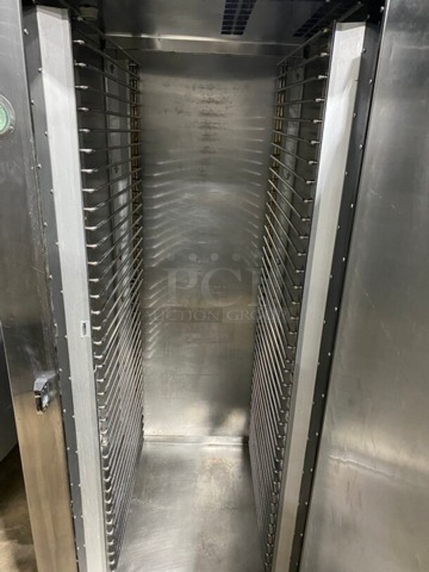 Traulsen Commercial Single Door Reach In Cooler! With Built In Pan Rack! All Stainless Steel! On Legs! - Image 5 of 10