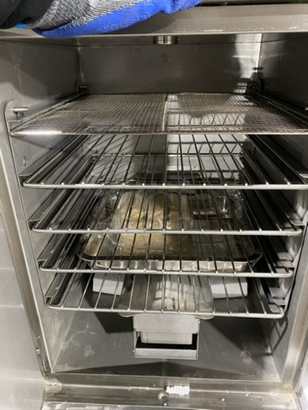 BRAND NEW IN THE BOX! Smomkin Tex Electric Powered Insulated Pro Series Smoker/Slow Cooking Oven! Model 1400! Real Wood Flavor! 110V 1 Phase! On Casters!   - Image 4 of 4