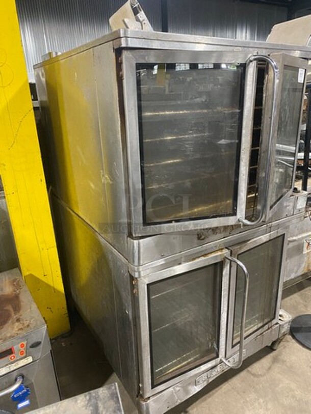 Blodgett Commercial Electric Powered Double Deck Convection Oven! With Metal Oven Racks! All Stainless Steel! On Legs! Model: EZE1 SN: 0780H5416102 208/220V 60HZ 3 Phase - Image 2 of 10