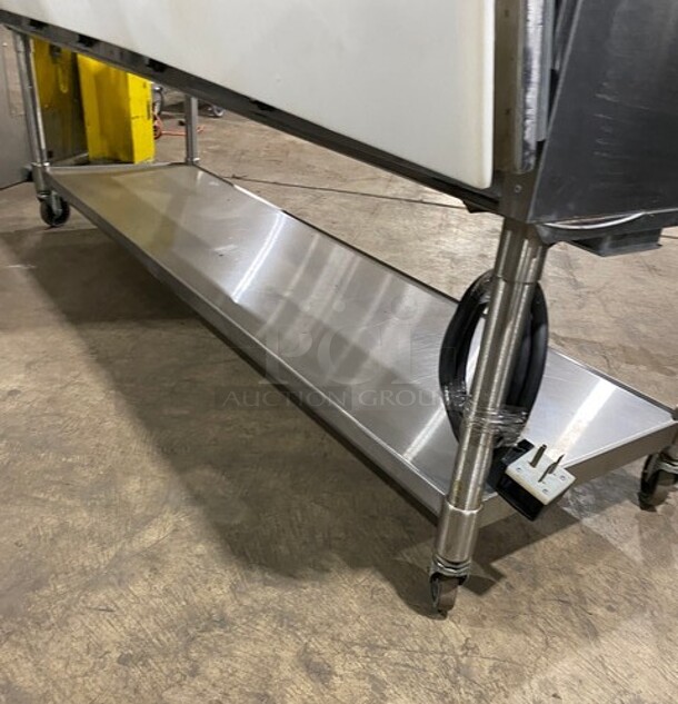 Eagle Commercial Electric Powered 5 Well Steam Table! With Storage Space Underneath! All Stainless Steel! On Casters! MODEL YSPHT5 SN:2008990224 208V 1PH - Image 7 of 10
