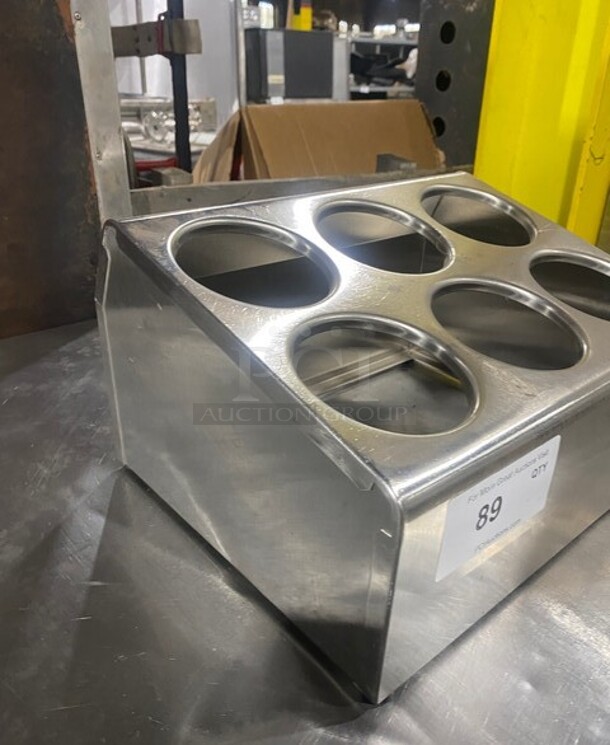 Stainless Steel Countertop silverware Dispenser! - Image 2 of 5