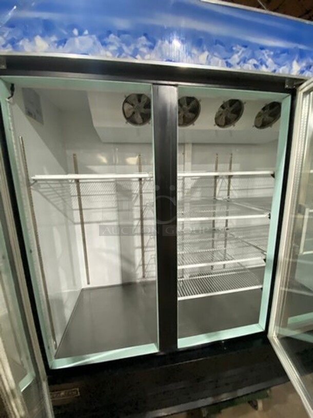 Spartan Commercial 3 Door Reach In Cooler Merchandiser! With View Through Doors! Poly Coated Racks! Model: SGM72RS SN: 6144311816063502 115V - Image 5 of 9