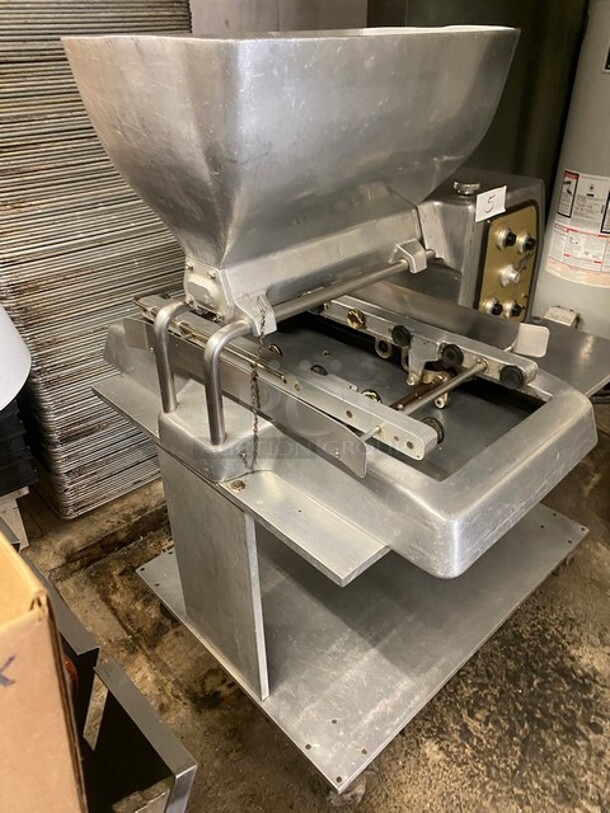 GREAT! Lectro Posit Commercial Cookie/ Pastry Depositor! All Stainless Steel! On Casters! Custom Aluminum Table! Working When Removed! - Image 2 of 10