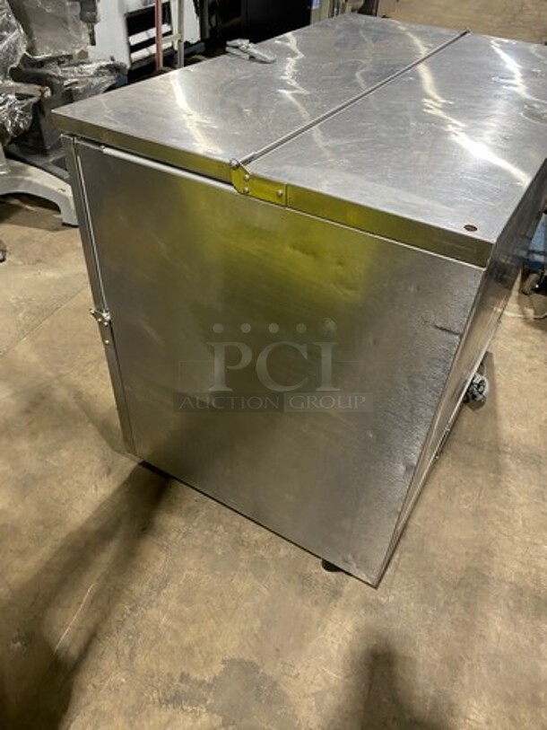 Beverage Air Single Side Access Milk Cooler! Stainless Steel! On Casters! Model: SM49N SN: 7710268 115V 1 Phase - Image 4 of 8