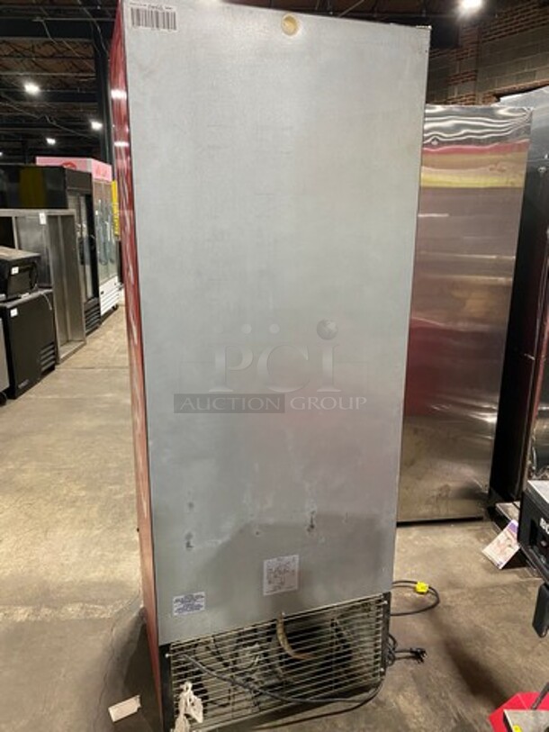 2012 Imbera Commercial Single Door Reach In Cooler Merchandiser! With View Through Door! Poly Drink Racks! Model: G319 SN: 534121112788 115V 60HZ 1 Phase! Working When Removed! - Image 3 of 9