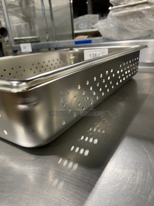 NEW! Winco Perforated Pans! 6x Your Bid! - Image 2 of 4