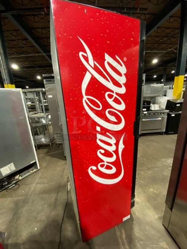 2012 Imbera Commercial Single Door Reach In Cooler Merchandiser! With View Through Door! Poly Drink Racks! Model: G319 SN: 534121112788 115V 60HZ 1 Phase! Working When Removed! - Image 4 of 9