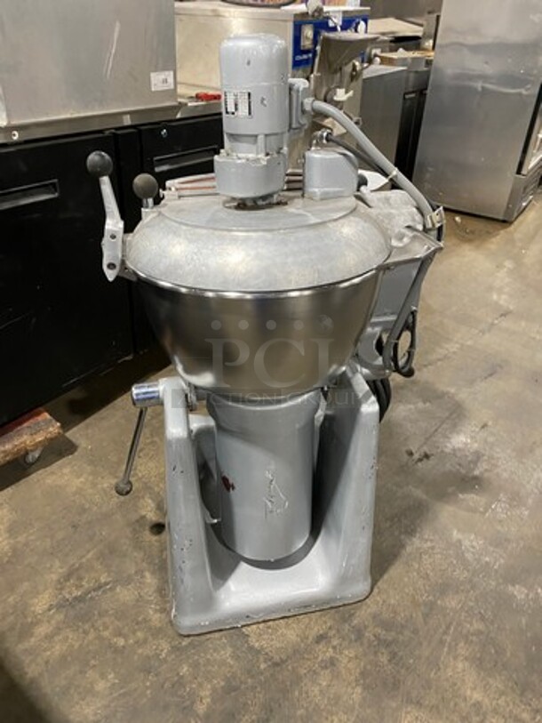 WOW! Hobart Commercial Heavy Duty VCM Vertical Cutter/Mixer/Mincer! All Stainless Steel! Model: VCM40E SN: U1841 220V 60HZ 3 Phase - Image 3 of 9
