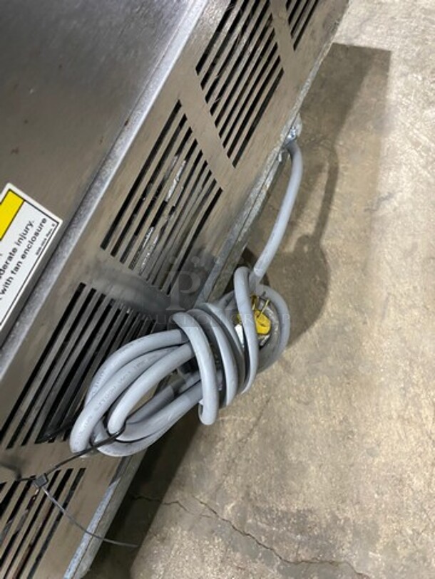 Beverage Air Single Side Access Milk Cooler! Stainless Steel! On Casters! Model: SM49N SN: 7710268 115V 1 Phase - Image 8 of 8
