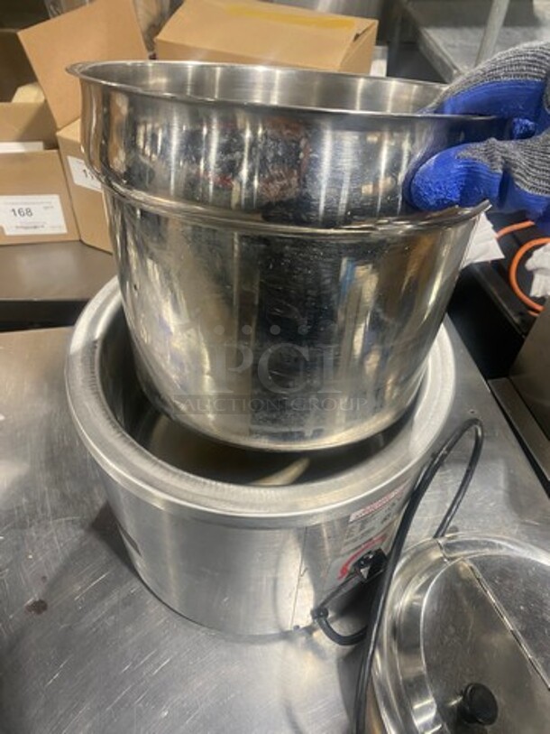 APW Wyott Commercial Countertop Cook And Serve! With Lid! Solid Stainless Steel! Model: PCW11 SN: 0909D01188 120V 60HZ 1 Phase - Image 8 of 10